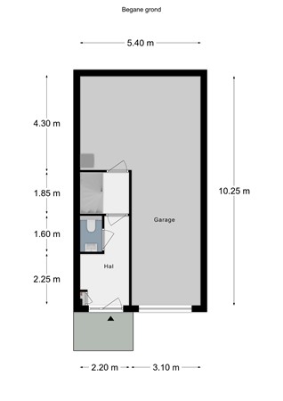 Floorplan - Pastoor Prickaertsstraat 46, 6291 LM Vaals